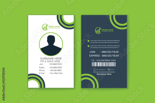 modern clean minimal business card or visiting card design