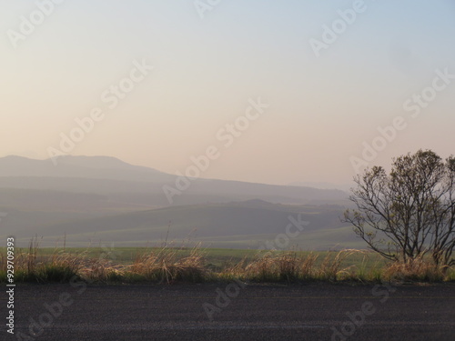 morning in the mountains