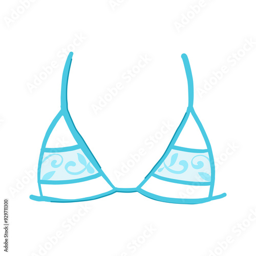 intimate bra sexy cartoon. seductive lace, pushup underwire, plunge lette intimate bra sexy sign. isolated symbol vector illustration