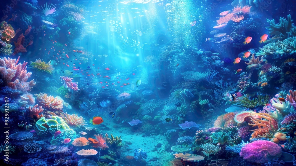 photo of fish on the seabed with colorful coral reefs photo of fish on the seabed with colorful coral reefs