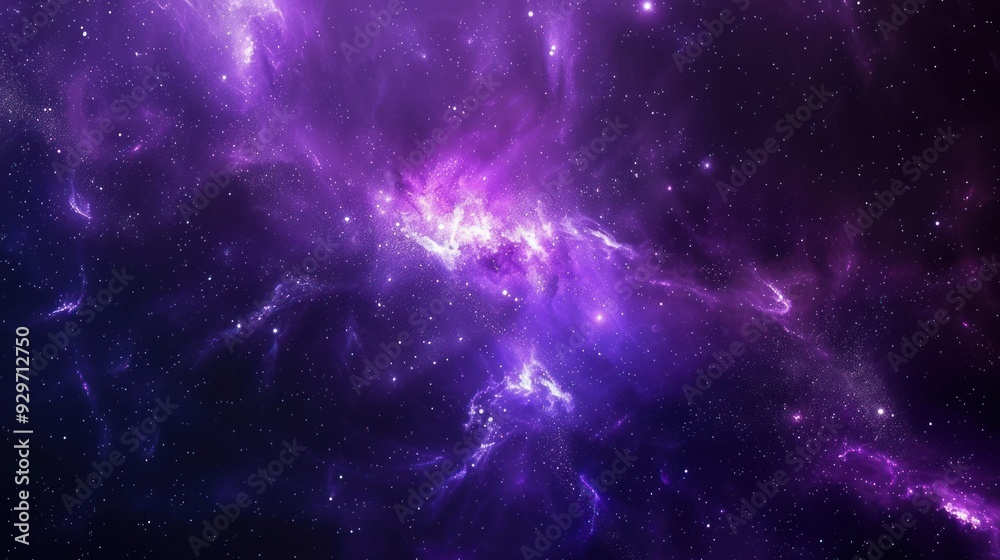 Purple Nebula in the Universe Purple Nebula in the Universe