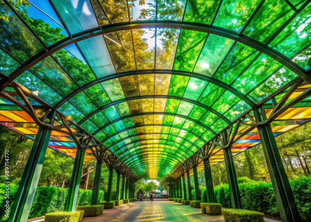 Chromatic Canopy: Spectrum of green tones, layered textures, vibrant expression Chromatic Canopy: Spectrum of green tones, layered textures, vibrant expression
