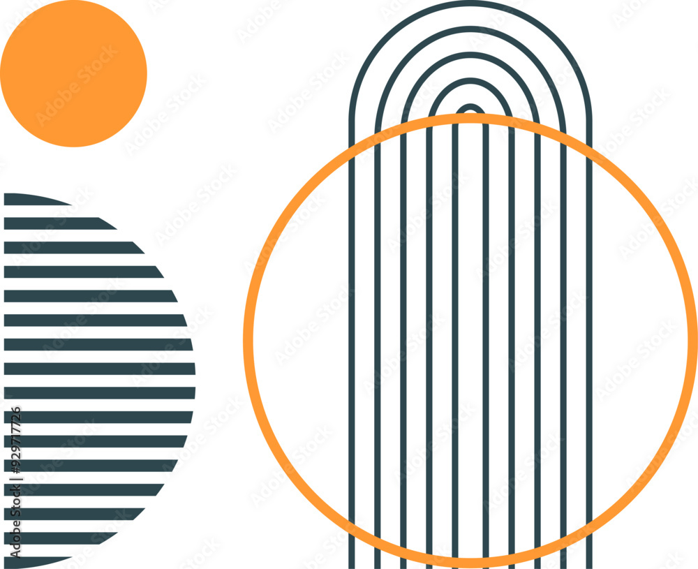 Boho shape illustration vector element Boho shape illustration vector element