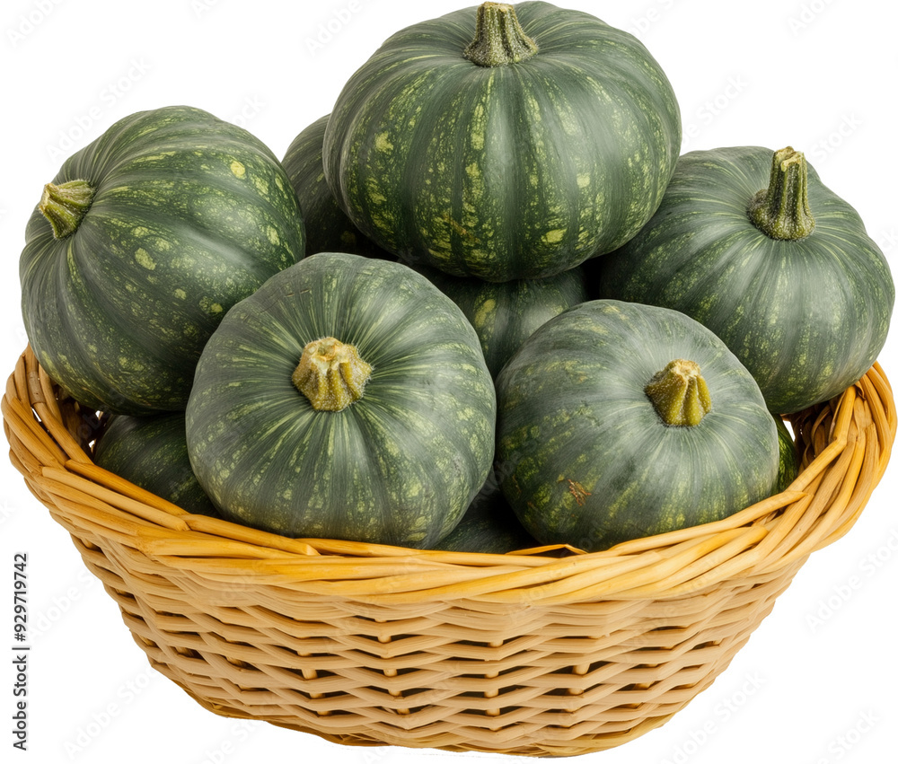 Pumpkin Vegetable isolated, Pumpkin Squash Clipart, pile of Green pumpkins in a basket Illustration Pumpkin Vegetable isolated, Pumpkin Squash Clipart, pile of Green pumpkins in a basket Illustration