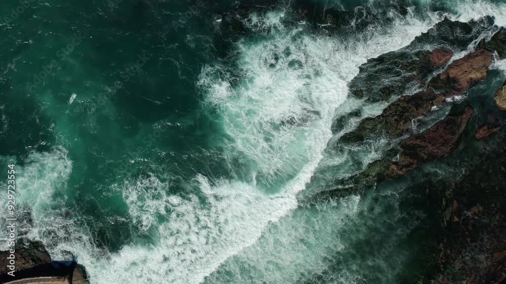 Ascending, Tilting, Panning From the Waves to the City, La Jolla