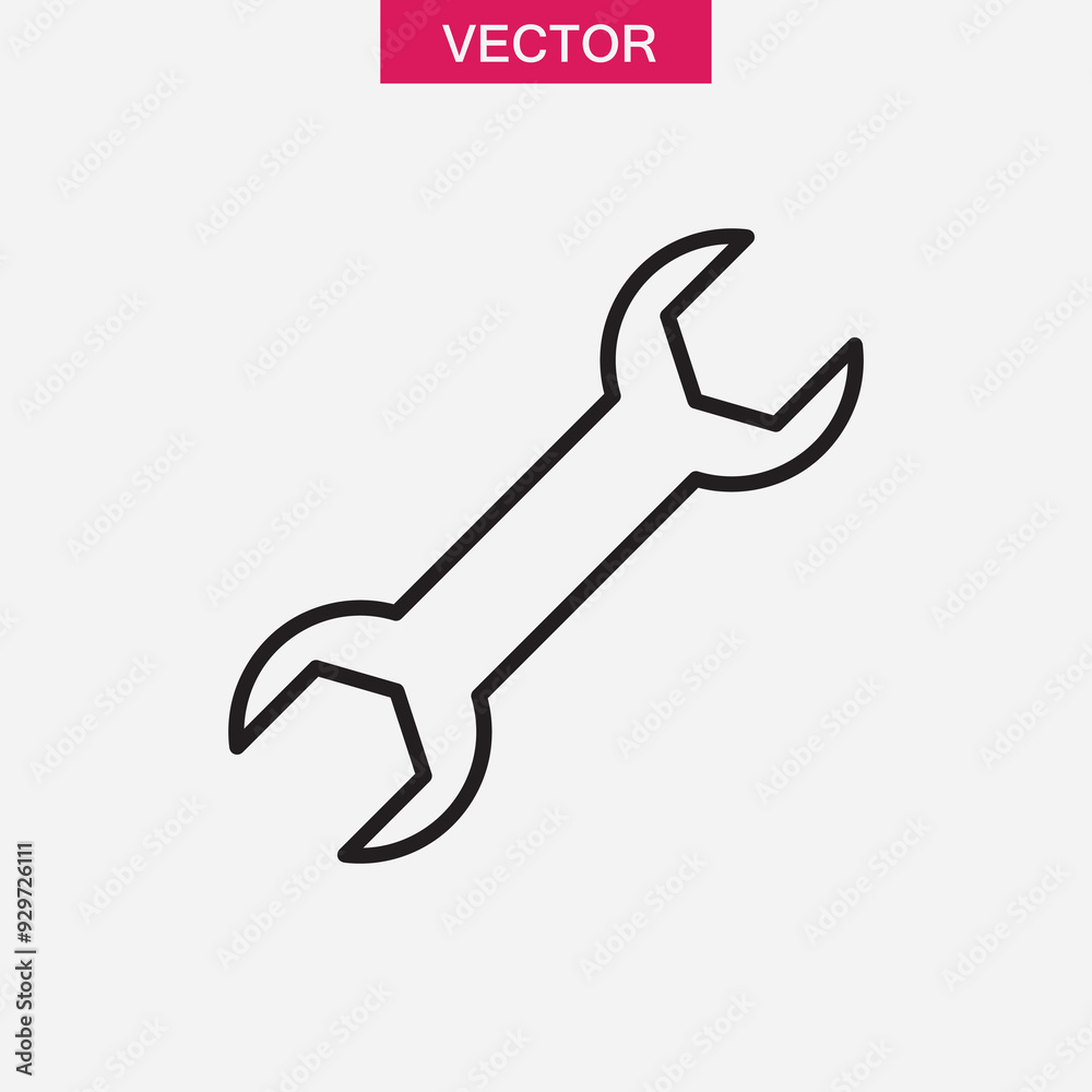 repair icon vector, Wrench icon vector trendy style illustration for web and app on white background..eps repair icon vector, Wrench icon vector trendy style illustration for web and app on white background..eps