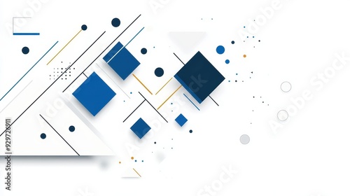 Discover a sleek, modern backdrop with abstract blue triangles and dynamic lines for a striking visual appeal.
