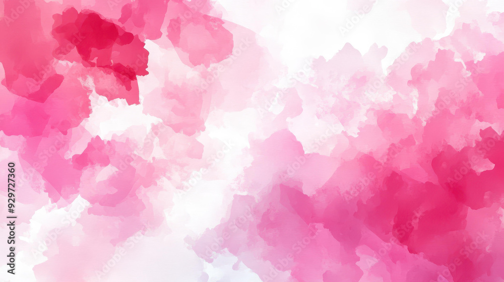 Fototapeta premium Elegant pink abstract watercolor ink effect evokes creativity and charm, perfect for modern illustrations and designs.