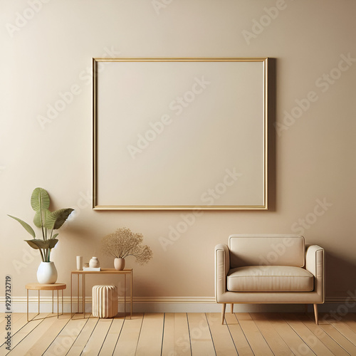 room with a frame