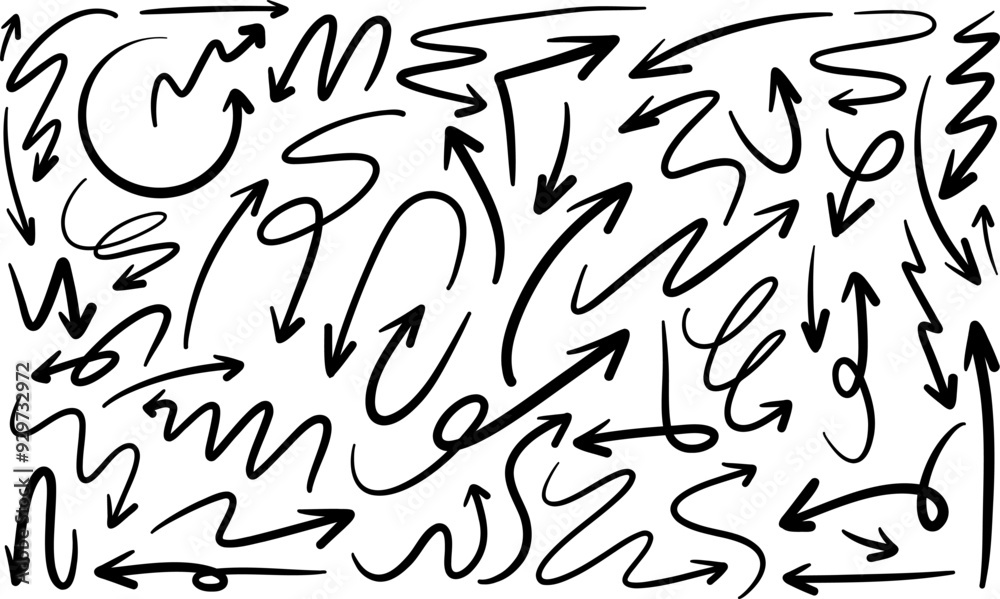 Directional Doodle Arrow Collection Directional Doodle Arrow Collection