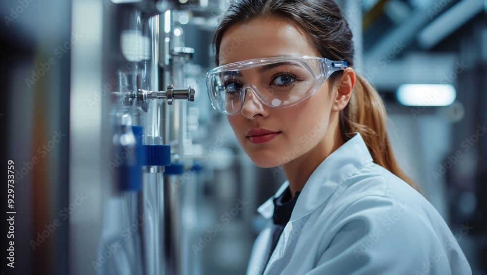 A Skilled Researcher in a Laboratory Setting, Radiating Determination While Engaged in Science, Symbolizing Innovation and the Pursuit of Knowledge in Modern Research Environments.