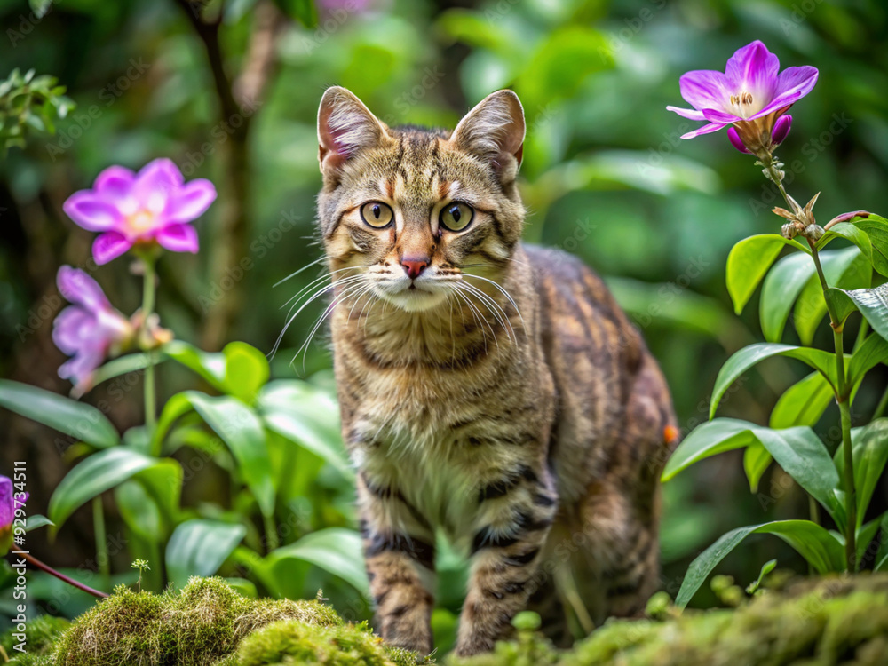 Wild Cat in Wild Orchid Forest 51 Wild Cat in Wild Orchid Forest 51
