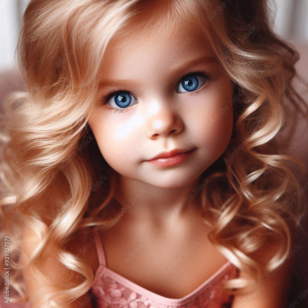 Naklejka premium Kinderprotrait