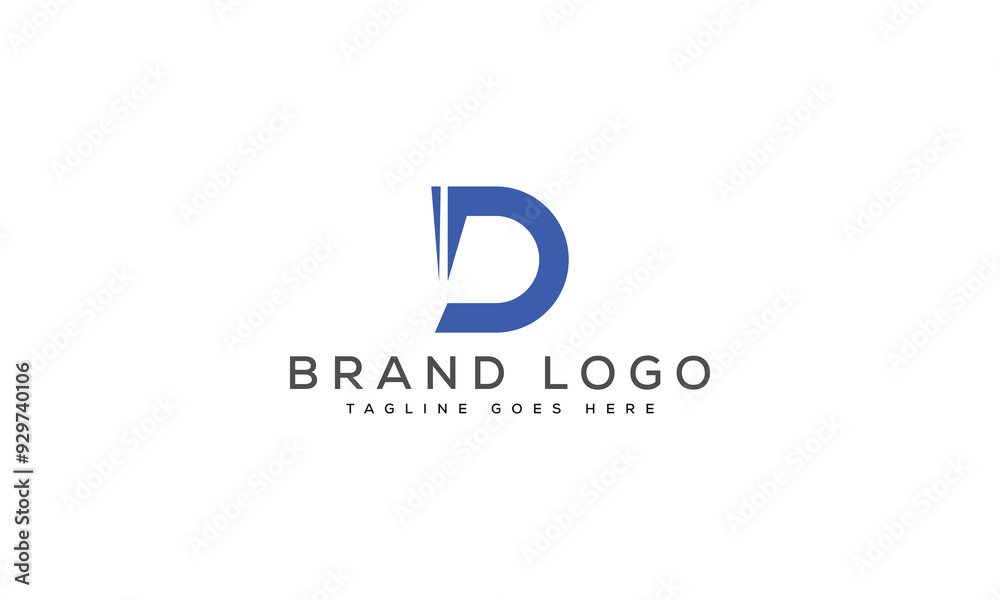 letter D logo design vector template design for brand. letter D logo design vector template design for brand.