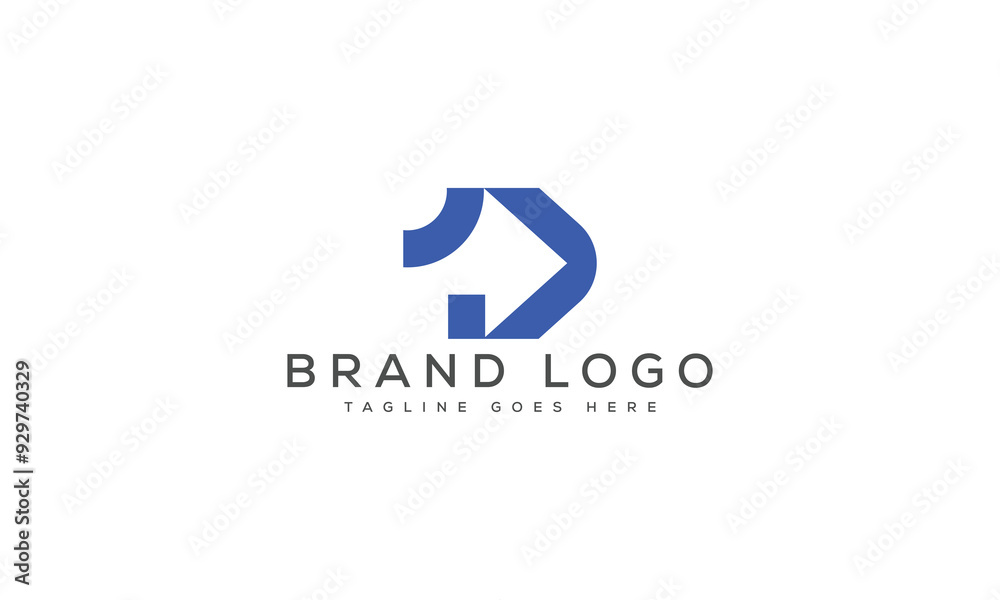 letter D logo design vector template design for brand. letter D logo design vector template design for brand.