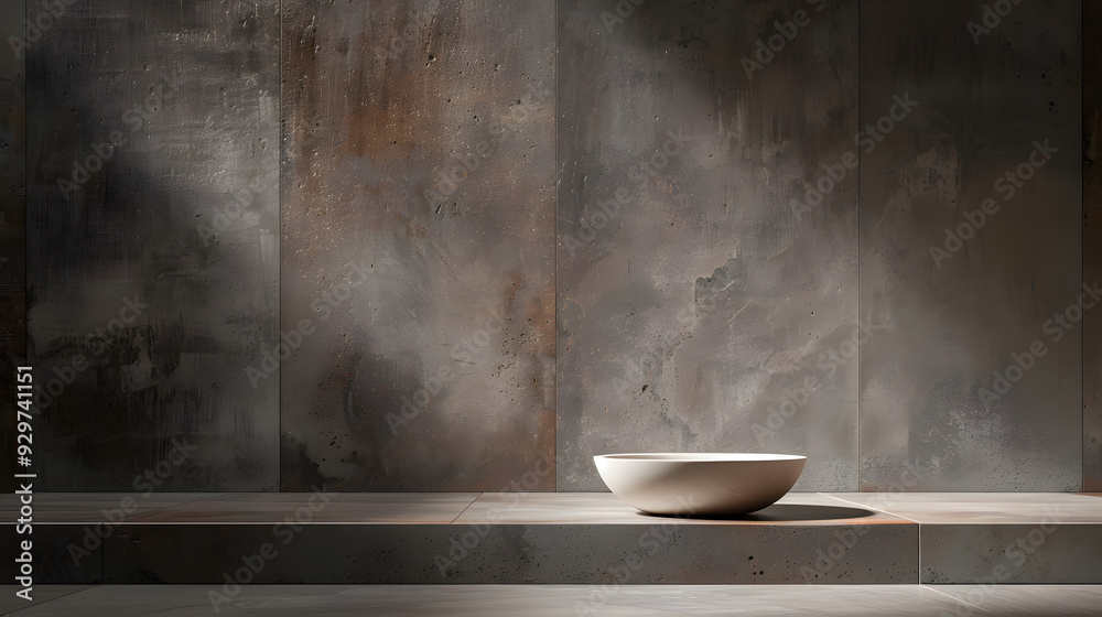 Elegant Ceramic Podium with Glossy Finish in Dim Lighting Elegant Ceramic Podium with Glossy Finish in Dim Lighting
