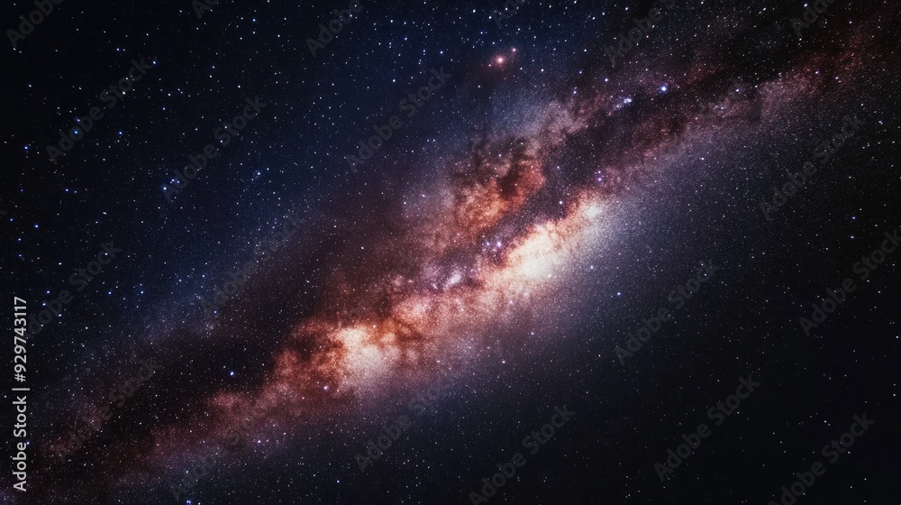 Night Sky with the Milky Way Galaxy Night Sky with the Milky Way Galaxy