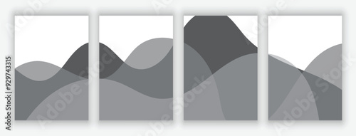 Vector abstract background design. modern abstract cover set, minimal background for cover, flyer, brochure and poster. modern abstract story and social media post design.