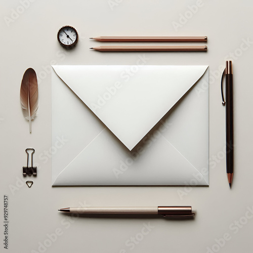 envelope and pen