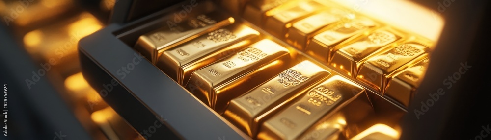 ATM dispensing gold bars, luxury finance, 3D illustration ATM dispensing gold bars, luxury finance, 3D illustration