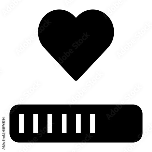 game life, health bar, life bar, health level, game bar, status bar, games, game item solid or glyph icon