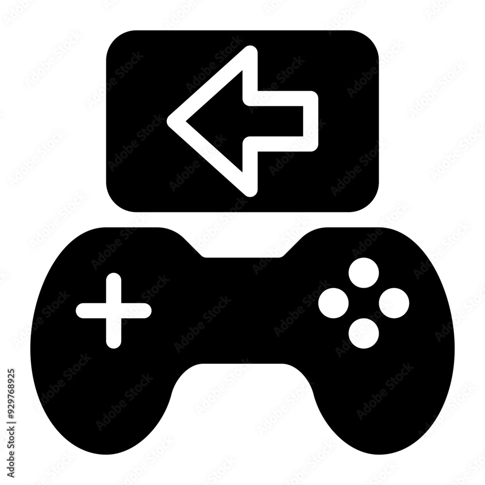 game, left move, left arrow, back button, movement, navigation, game button, game interface solid or glyph icon game, left move, left arrow, back button, movement, navigation, game button, game interface solid or glyph icon