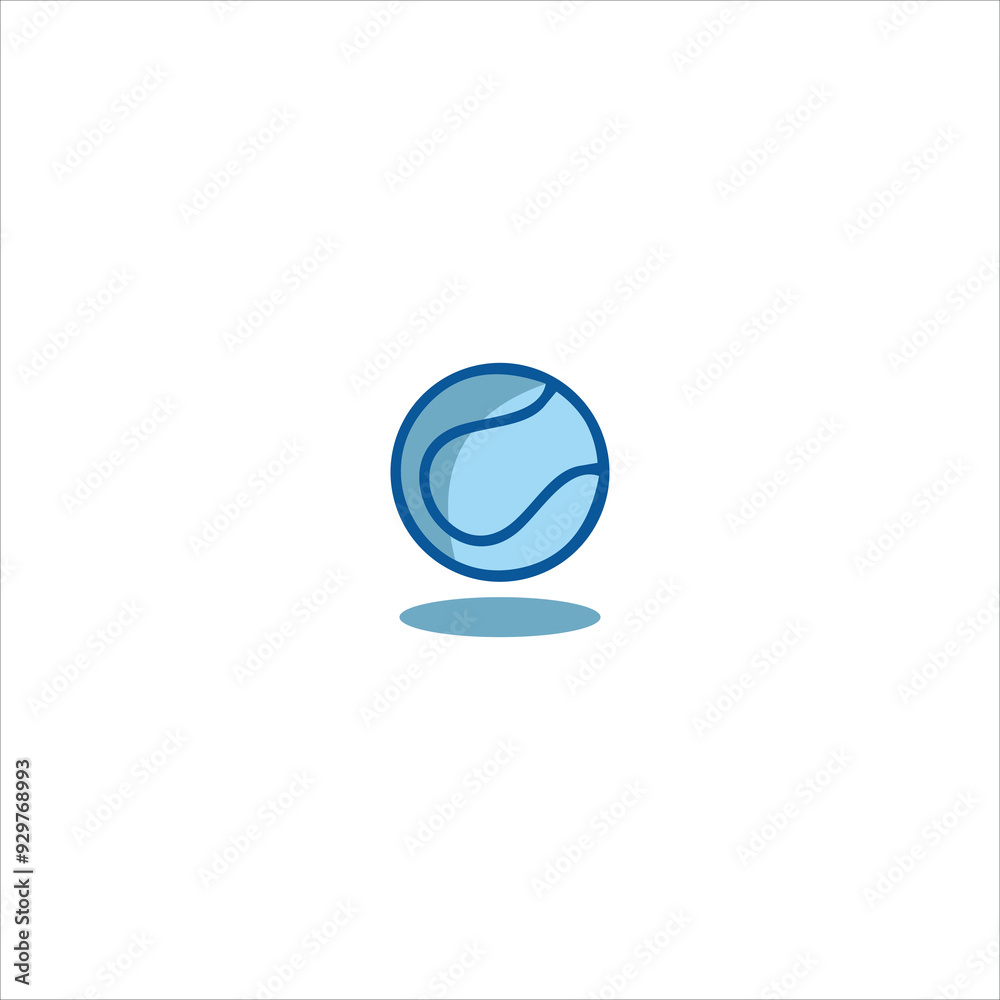 Icon Tennis Ball illustration Vector.eps Icon Tennis Ball illustration Vector.eps