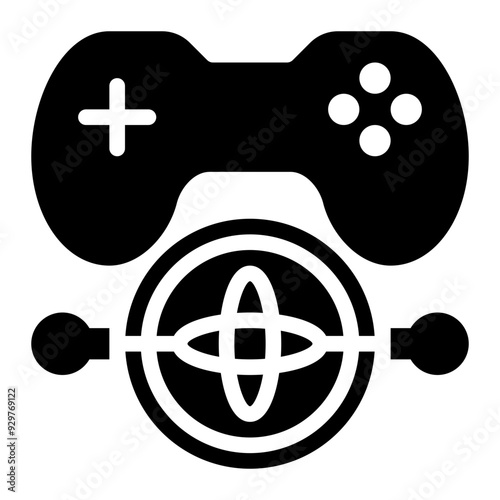 gyroscope, game, gaming, sensor, balance, stability, motion glyph or solid icon