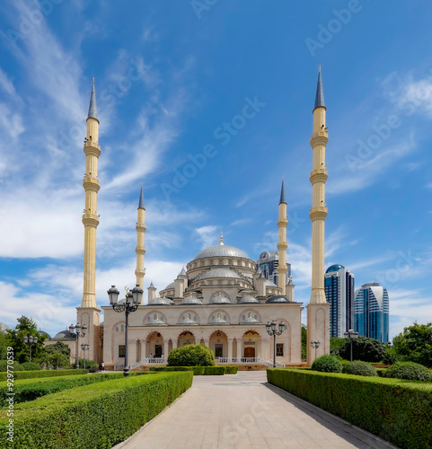 Heart of Chechnya mosque in Grozny