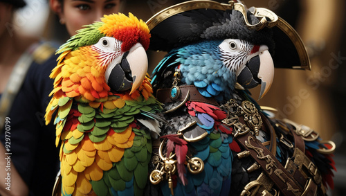 blue and yellow macaw ara