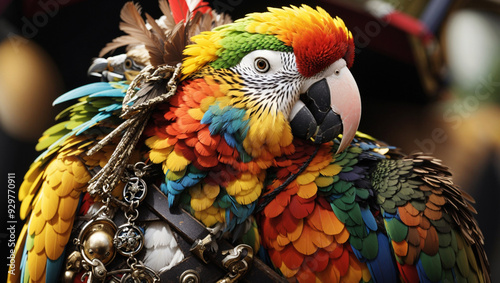 blue and yellow macaw ara