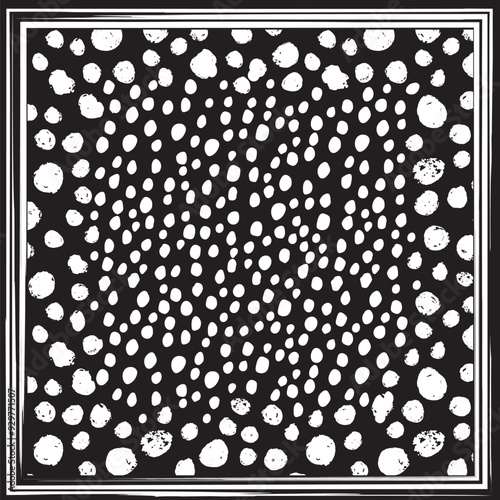 Artistic graphic design for bandana or scarf 
