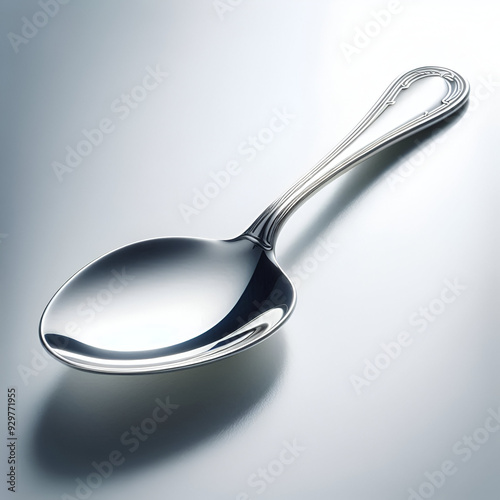 spoon on white