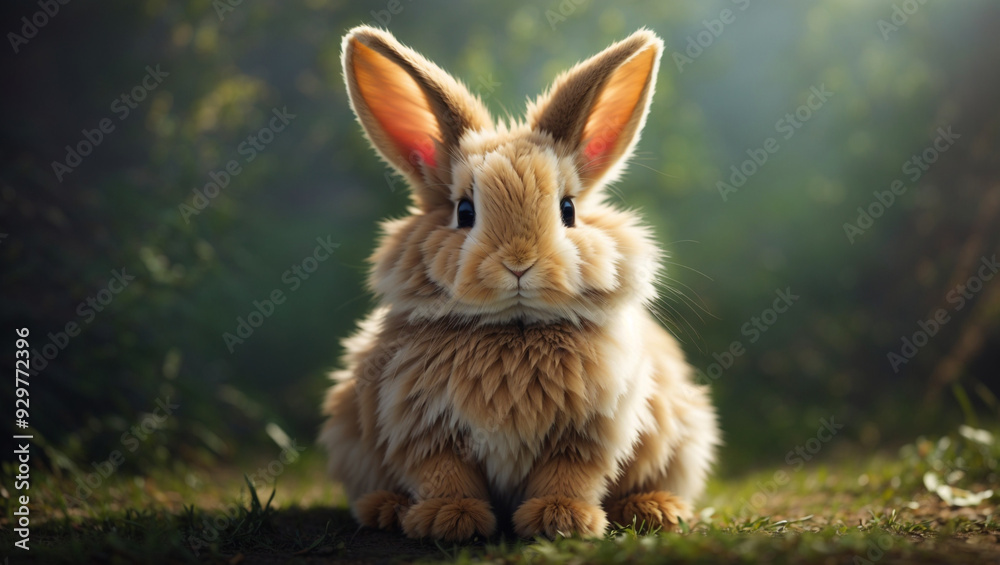 Fototapeta premium rabbit in the grass