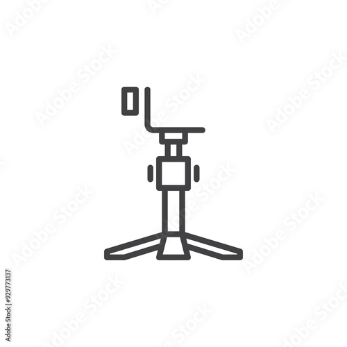Gimbal Stabilizer line icon