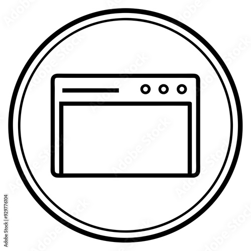 Free Download Browser black icon art vector illustration - GFXLoad