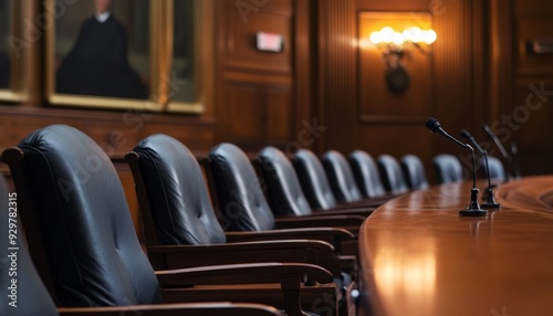 Solemn Judicial Confirmation Hearing: Legal Experts Evaluate Supreme Court Nominee in Rigorous Process. Showcasing Fairness, Transparency, and Professionalism in High-Stakes Legal Proceedings. Ideal f
