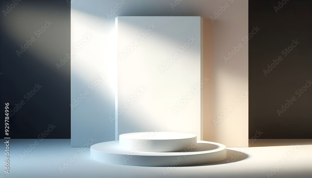 Fototapeta premium Elegant Minimalist Stage Design