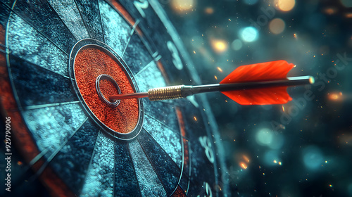 A dart hitting the bullseye...