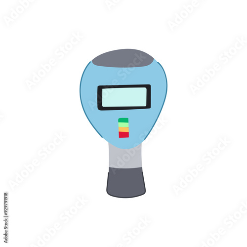 lung spirometer cartoon. capacity volume, measurement respiratory, test airflow lung spirometer sign. isolated symbol vector illustration