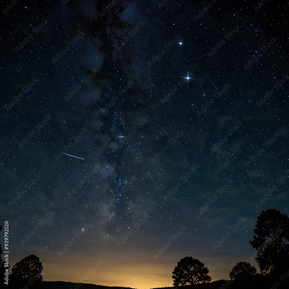 Fototapeta premium starry night sky