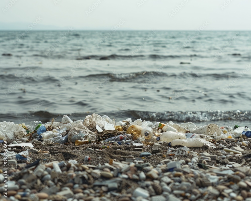 Trash gathered from the beach highlights the crucial role of environmental protection and the urgent necessity to safeguard our oceans against pollution and waste. Trash gathered from the beach highlights the crucial role of environmental protection and the urgent necessity to safeguard our oceans against pollution and waste.