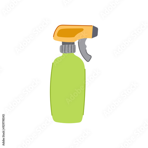dispenser spray bottle cartoon. atomizer pump, refillable plastic, glass cleaning dispenser spray bottle sign. isolated symbol vector illustration