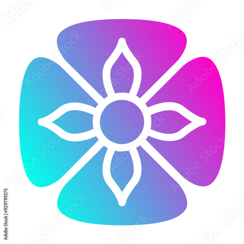 hydrangea flowers icon