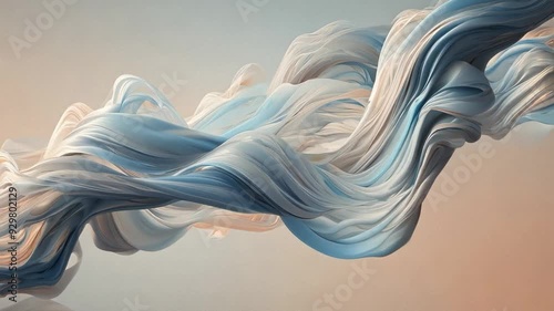 Flowing Fabric for Creative Art and Digital Motion Concepts