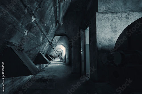 Tunnel - Beatiful Decay - Abandoned - Verlassener Ort - Urbex / Urbexing - Lost Place - Artwork - Creepy - High quality photo photo