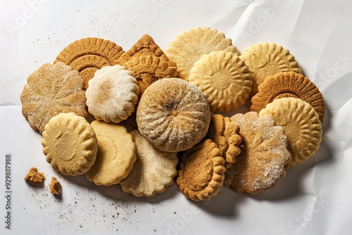 A delectable arrangement of butter cookies