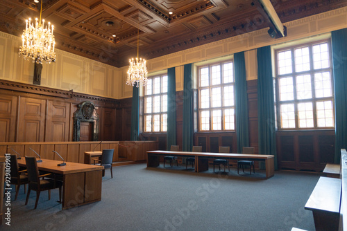 The Palace of Justice, Nuremberg, houses the appellate court, the regional court, the local court and the public prosecutor's office