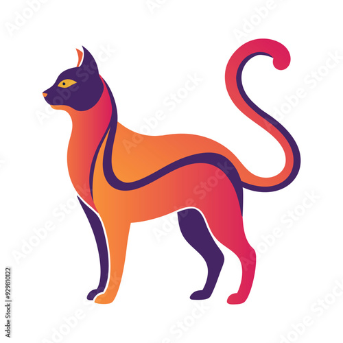 cat silhouette vector eps