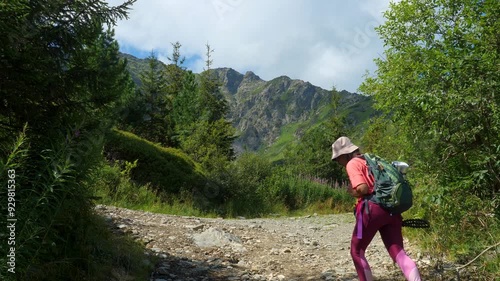 Hiking in Maramures Mountains Natural Park, Romania photo